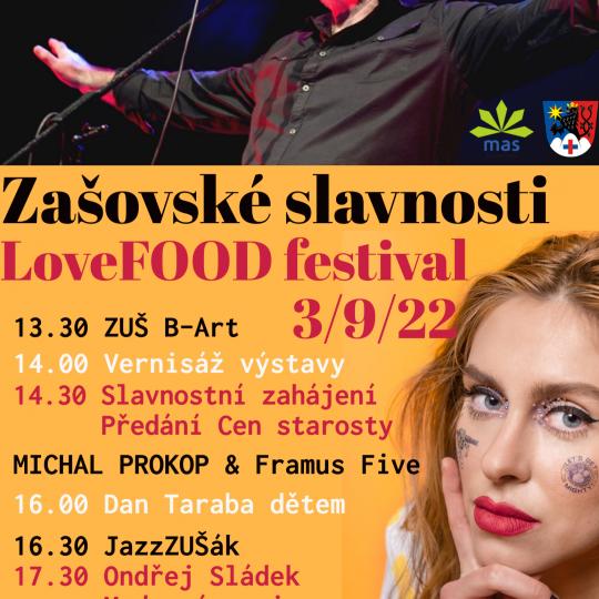 Zašovské slavnosti, Love FOOD festival - 3.9.2022 1