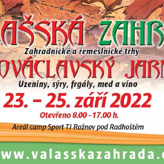 Valašská zahrada a Svatováclavský jarmark - 23. -25.9.2022 1