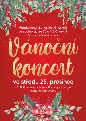 Vánoční koncert v kostele sv. Barbory v Choryni 28.12.2022 1