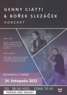 Koncert Genny Ciatti a Bořek Slezáček 24.112022 Branky 1