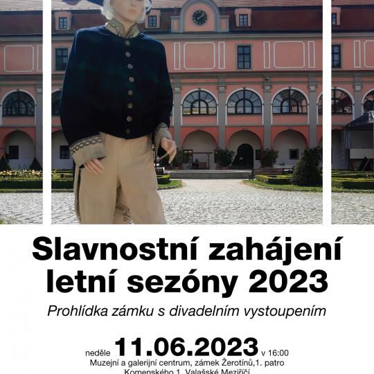 Slavnostní zahájení letní sezóny 2023 na zámku Žerotínů ve Valašském Meziříčí 11.6.2023  1