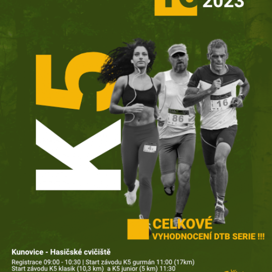 Běžecký závod v Kunovicích který uzavře letošní ročník CEP DTB serie 10. 9. 2023 1
