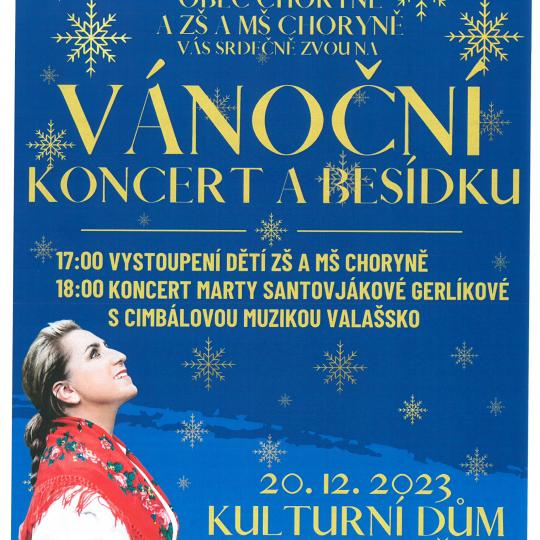 Vánoční koncert a besídka - 20.12.2023 KD Choryně 1