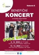 Benefiční koncerty OVCA BANDu pro Domácí hospic Devětsil 8.12.2023 a 10.12.2023 1