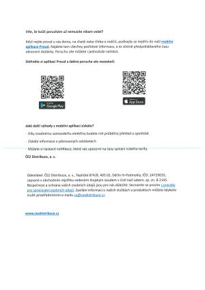 Mobilní aplikace Proud 1