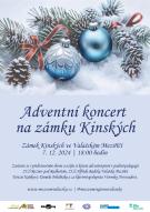 Adventní koncert na zámku - Zámek Kinských ve Valašském Meziříčí  7. 12. 2024 18:00 hodin 1