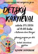 Dětský karneval 24.1.2026 od 15 hod. v KD Choryně  1
