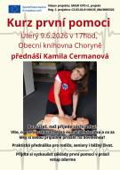 Přednáška - Kurz první pomoci 09.06.2026 v 17 hod. - KNIHOVNA 1