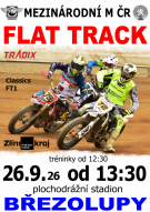 Mezinárodní závod Flat track v Březolupech 26.9.2026 od 13:30 hod.  1